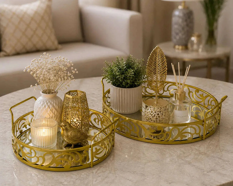 Mirror & acrylic Tray