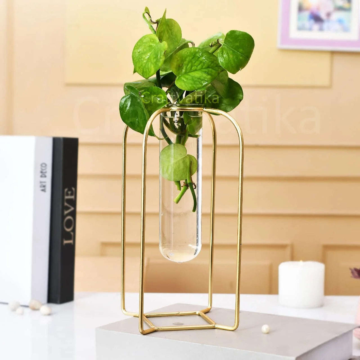 Premium Crystal Flower Holder – Perfect Centerpiece for Living Room Decor (2)