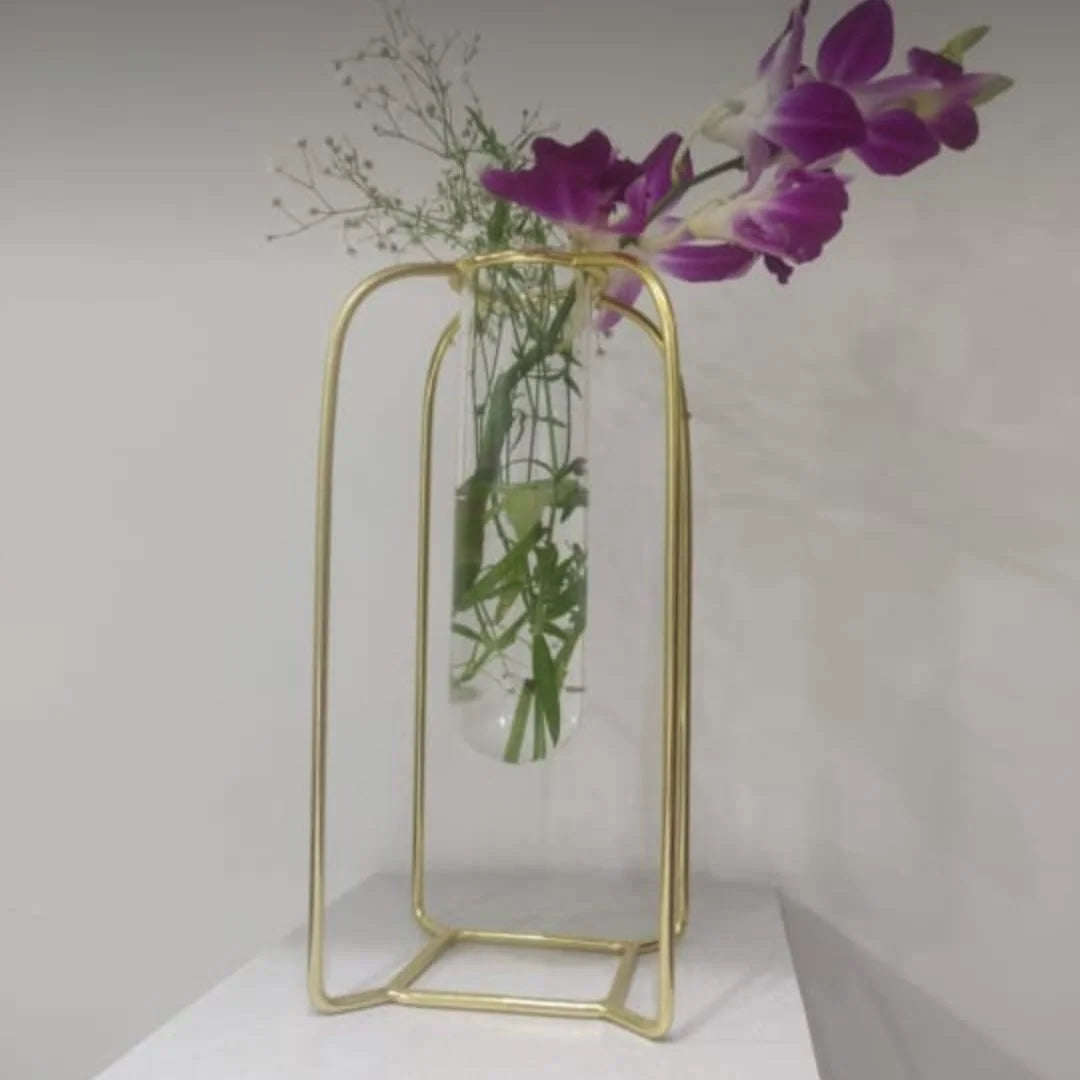 Premium Crystal Flower Holder – Perfect Centerpiece for Living Room Decor