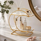 2-Layer Moon Cosmetic Organizer