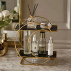 2-Layer Moon Cosmetic Organizer