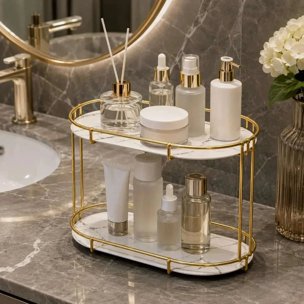 Bathroom Countertop Organizer