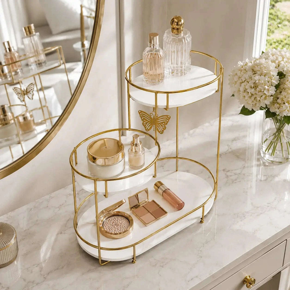 Butterfly Makeup and Perfume Organize (2)