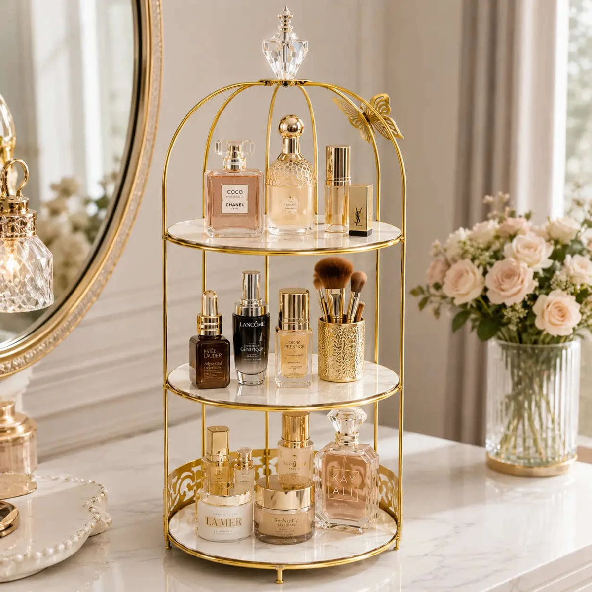 Vanity Cage Cosmetic Organizer (4)