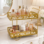 Stylish Trolley Makeup Organizer Stand