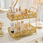 Stylish Trolley Makeup Organizer Stand