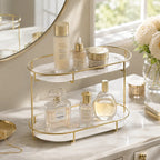 2-Tier Makeup Organizer Storage Shelf