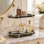 2-Tier Makeup Organizer Storage Shelf