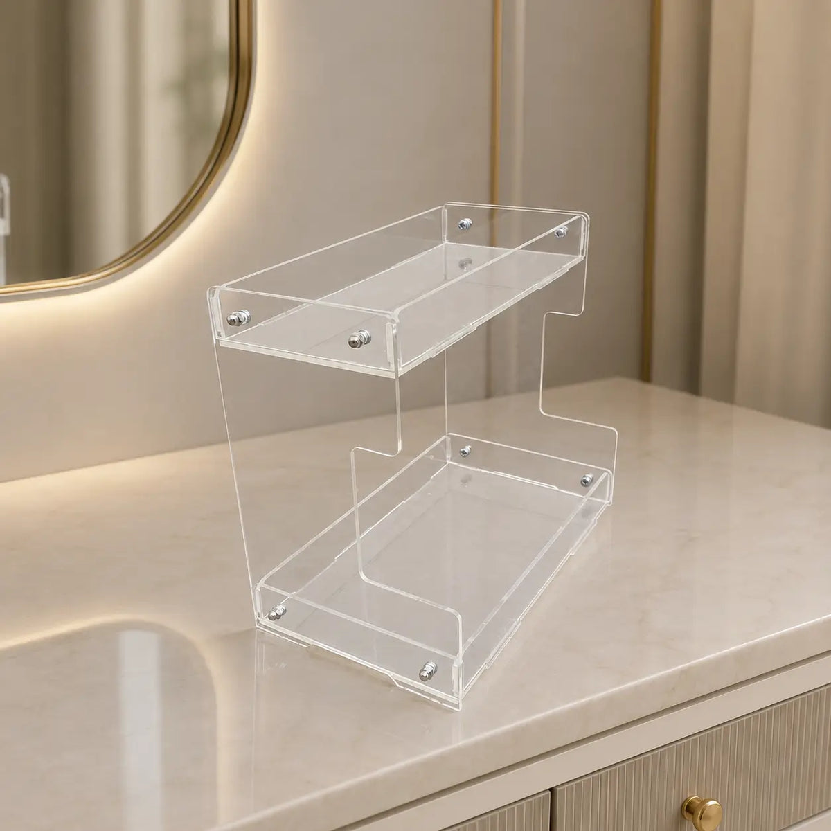 2-Tier Acrylic Makeup Organizer