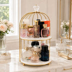 2-Tier Bird Cage Cosmetic Organizer (3)
