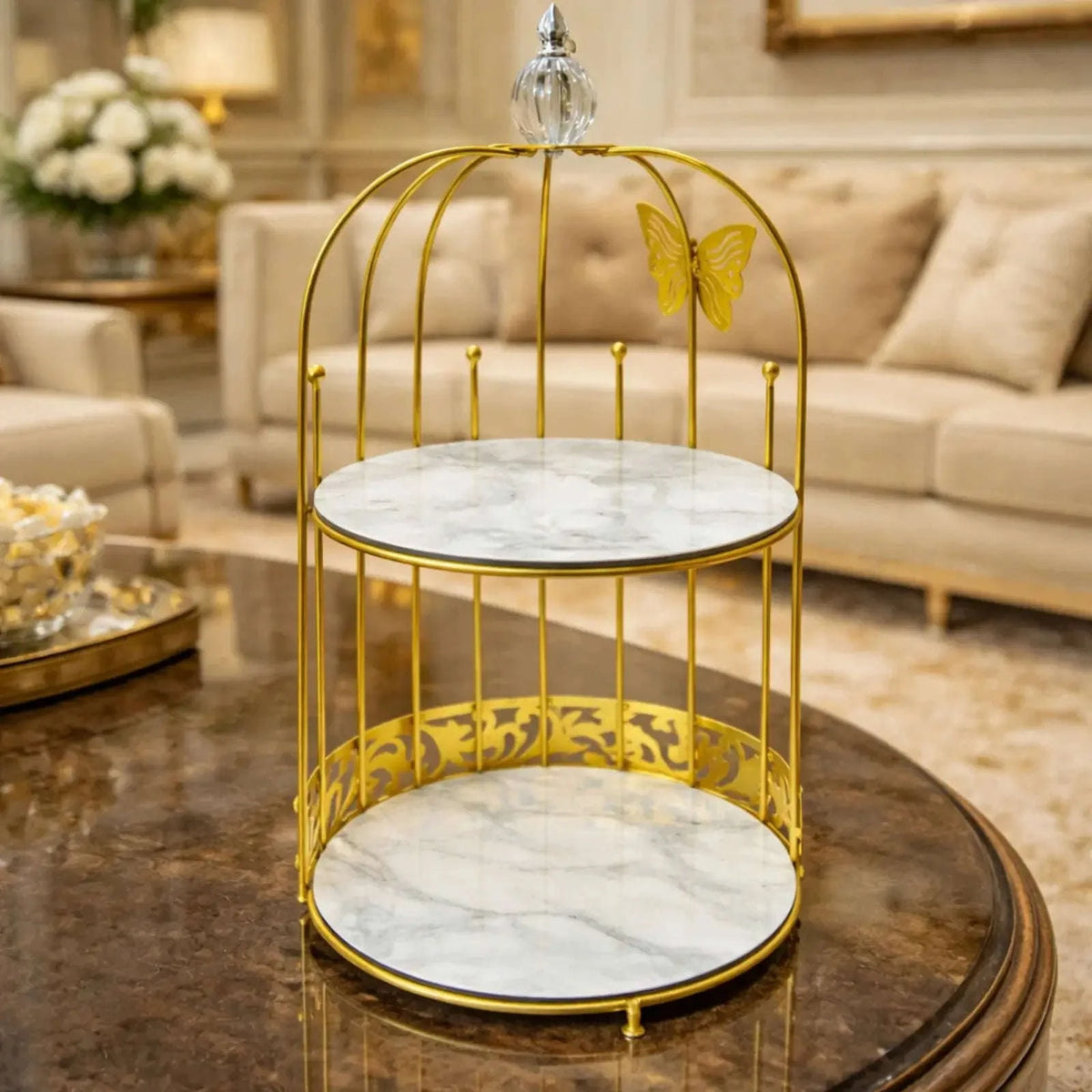 Premium-Butterfly-Design-Gold-Makeup-Organizer-3