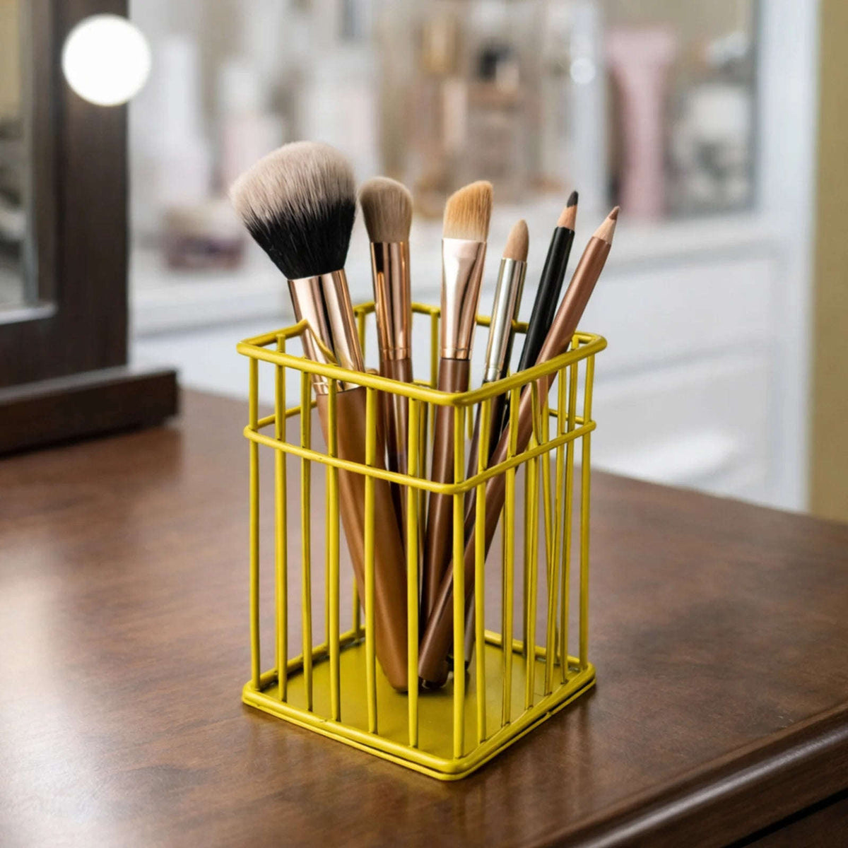 Makeup Brush Holder Metal Stand (1)