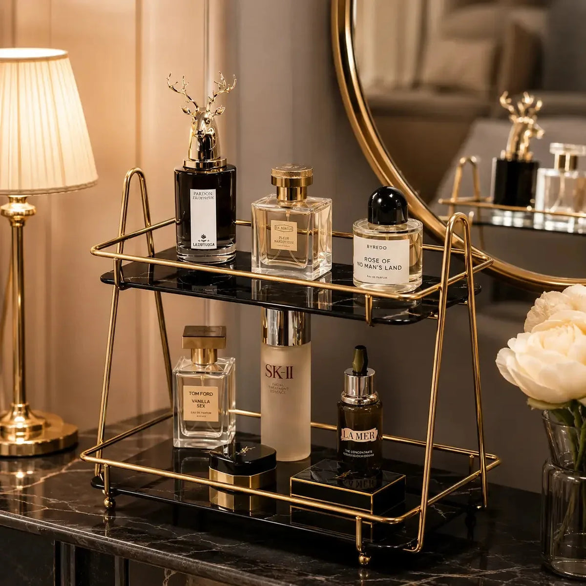 2-Layer Makeup & Skincare Organizer Shelf (3)