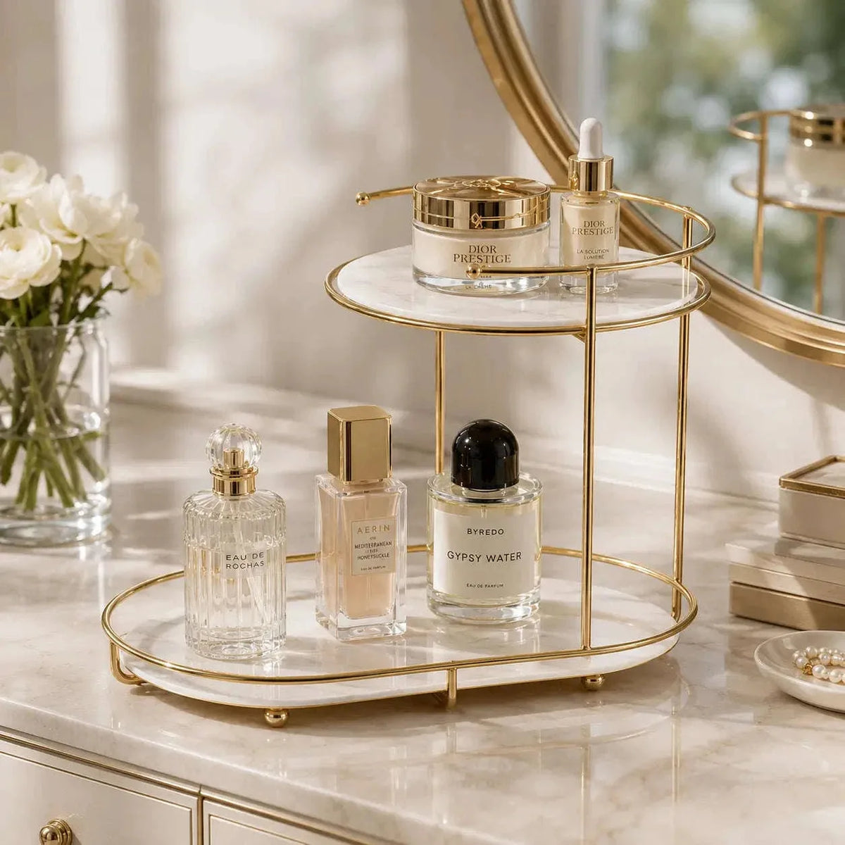 Luxury Countertop Makeup Organizer