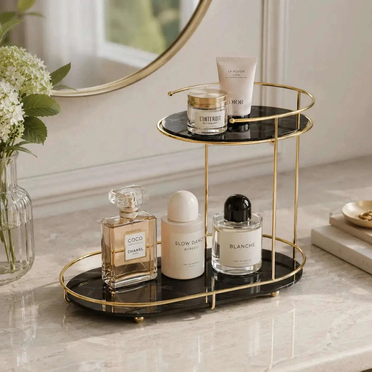 2-tier luxury makeup organizer countertop (2)
