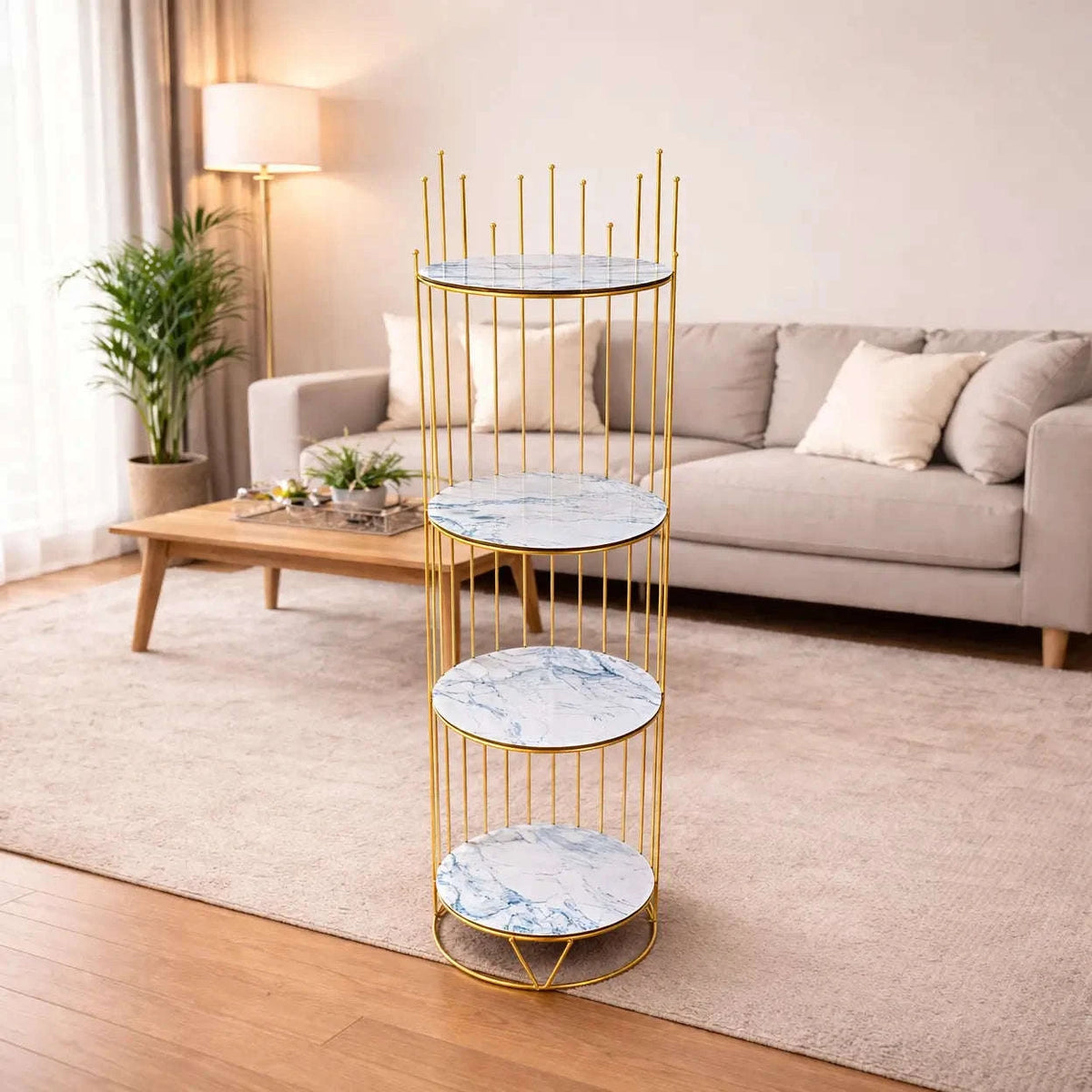 corner shelf for living room modern design in Pakistan