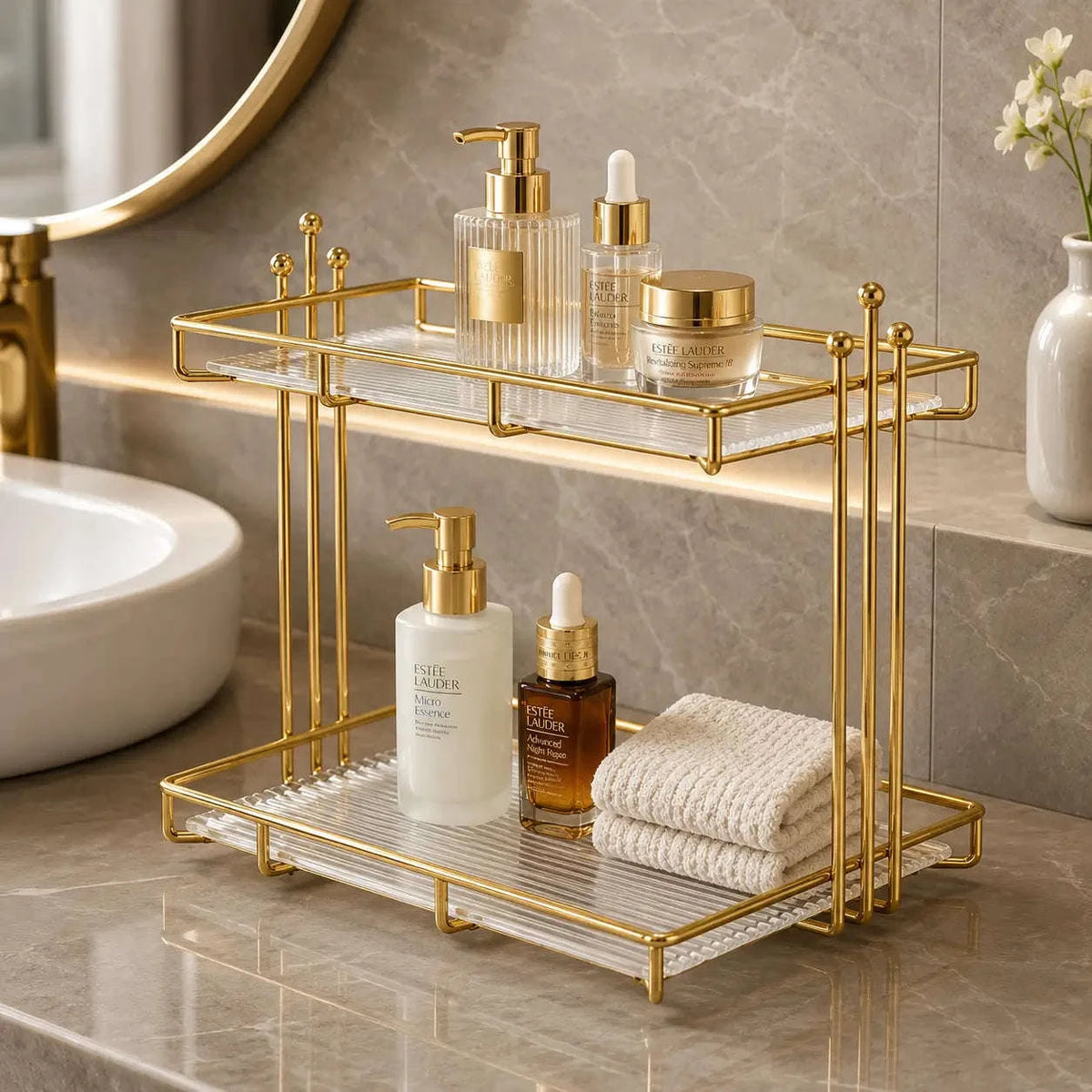 Bathroom Countertop Storage Organizer (4)