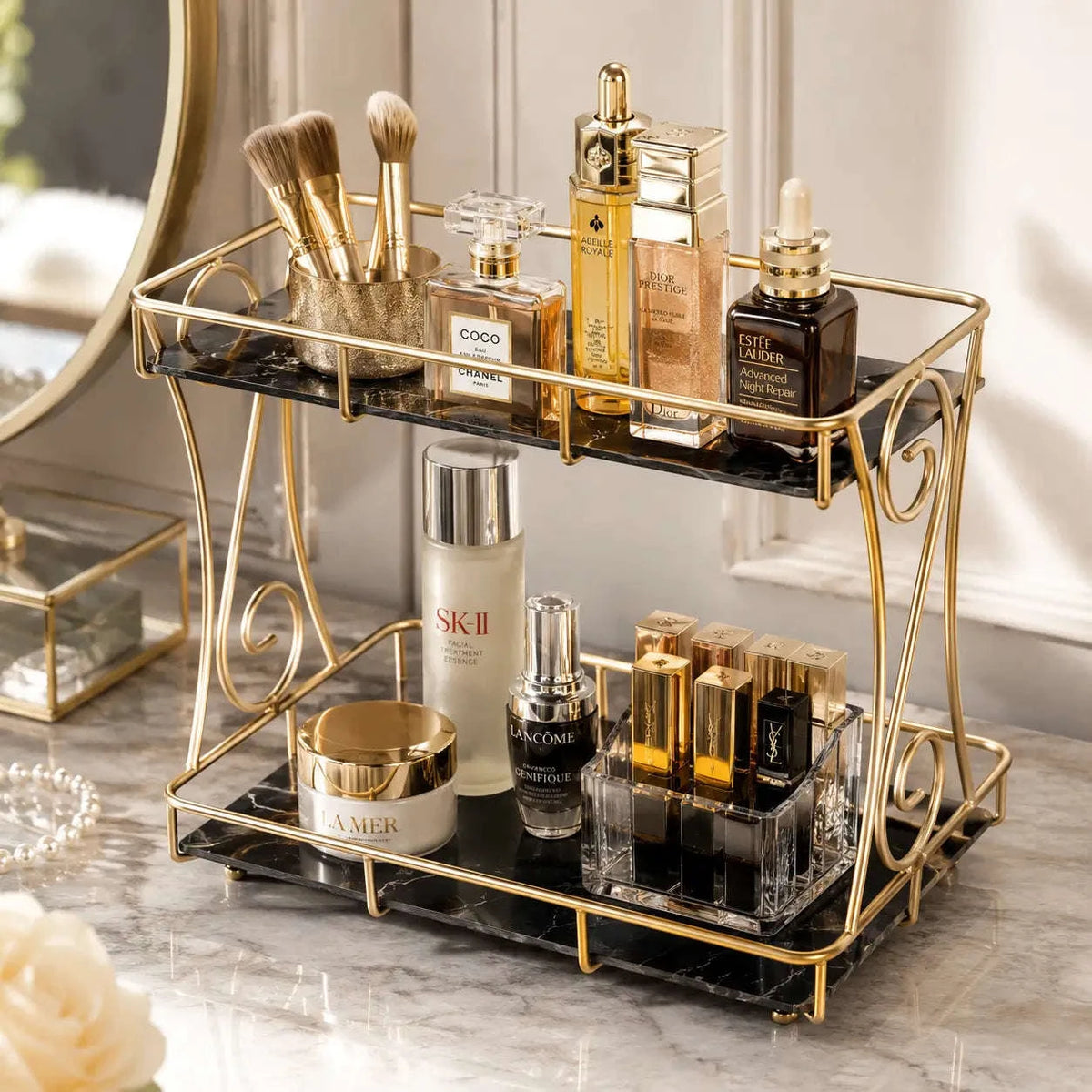 2-Tier Vanity Organizer for Cosmetics (1)