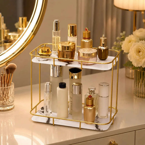 2 layer Makeup Storage Shelf (1)
