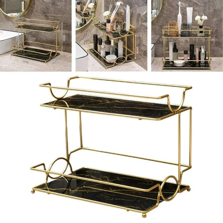 2-Layer Vanity Cosmetics Organizer – Perfect for Your Dressing Table & Bathroom (2)