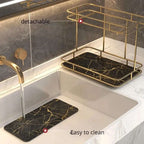 2-Layer Acrylic Countertop Organizer -Clear Storage Solution for Vanity & Bathroom (2)