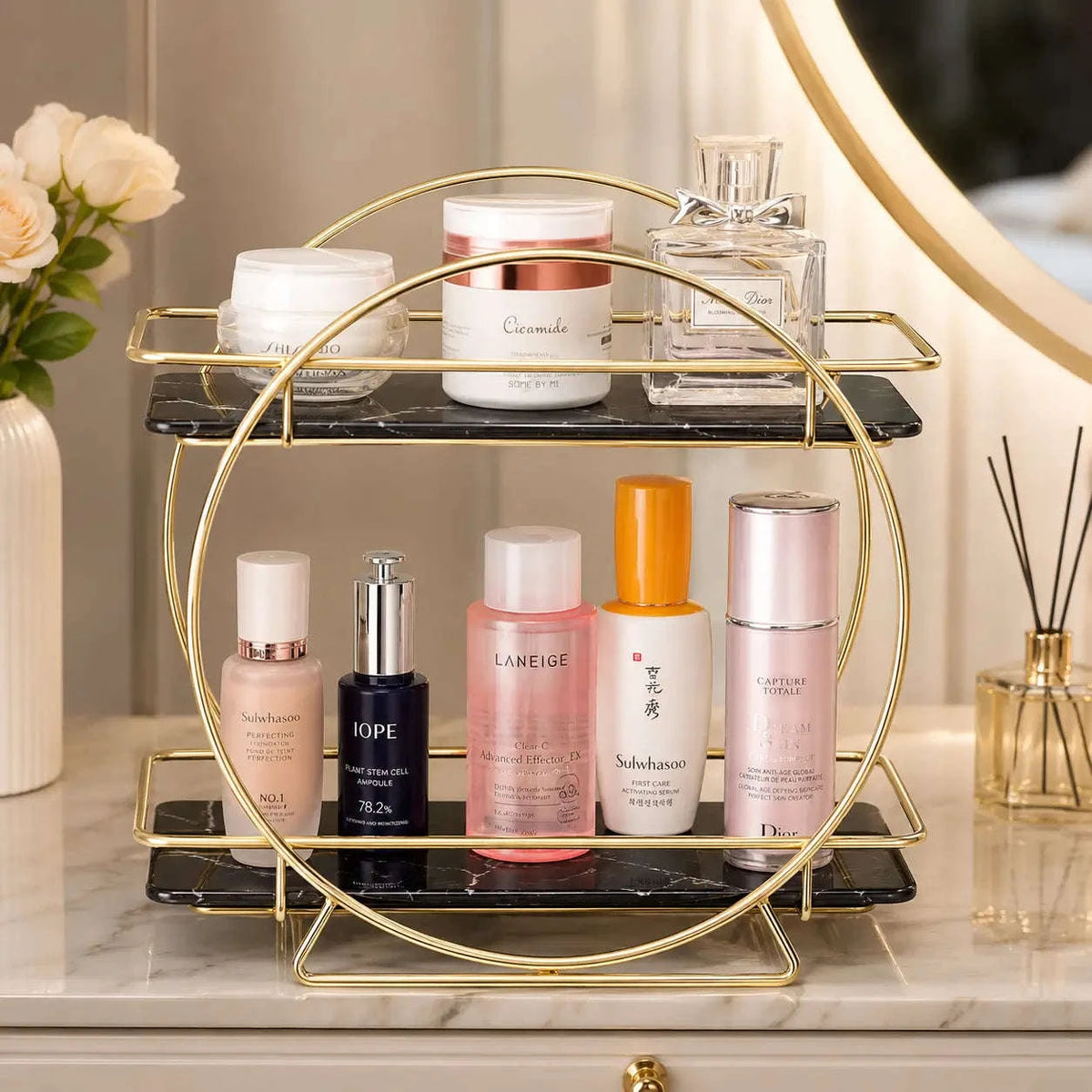 2 tier cosmetic storage organizer (2)