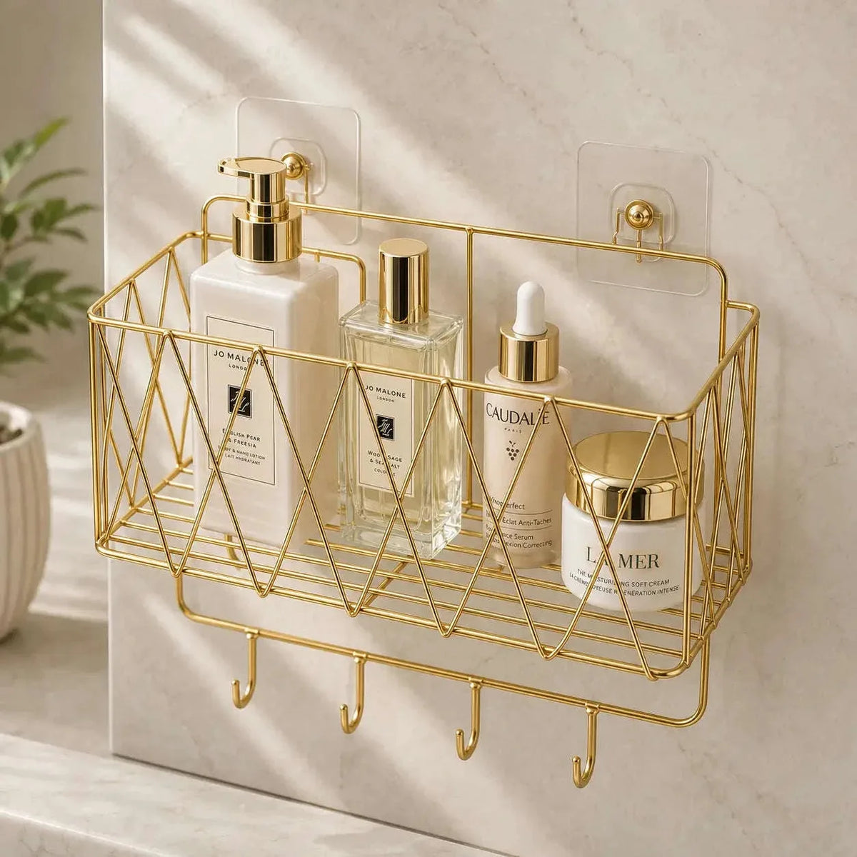 Wall Mounted Bathroom Storage Rack (1)