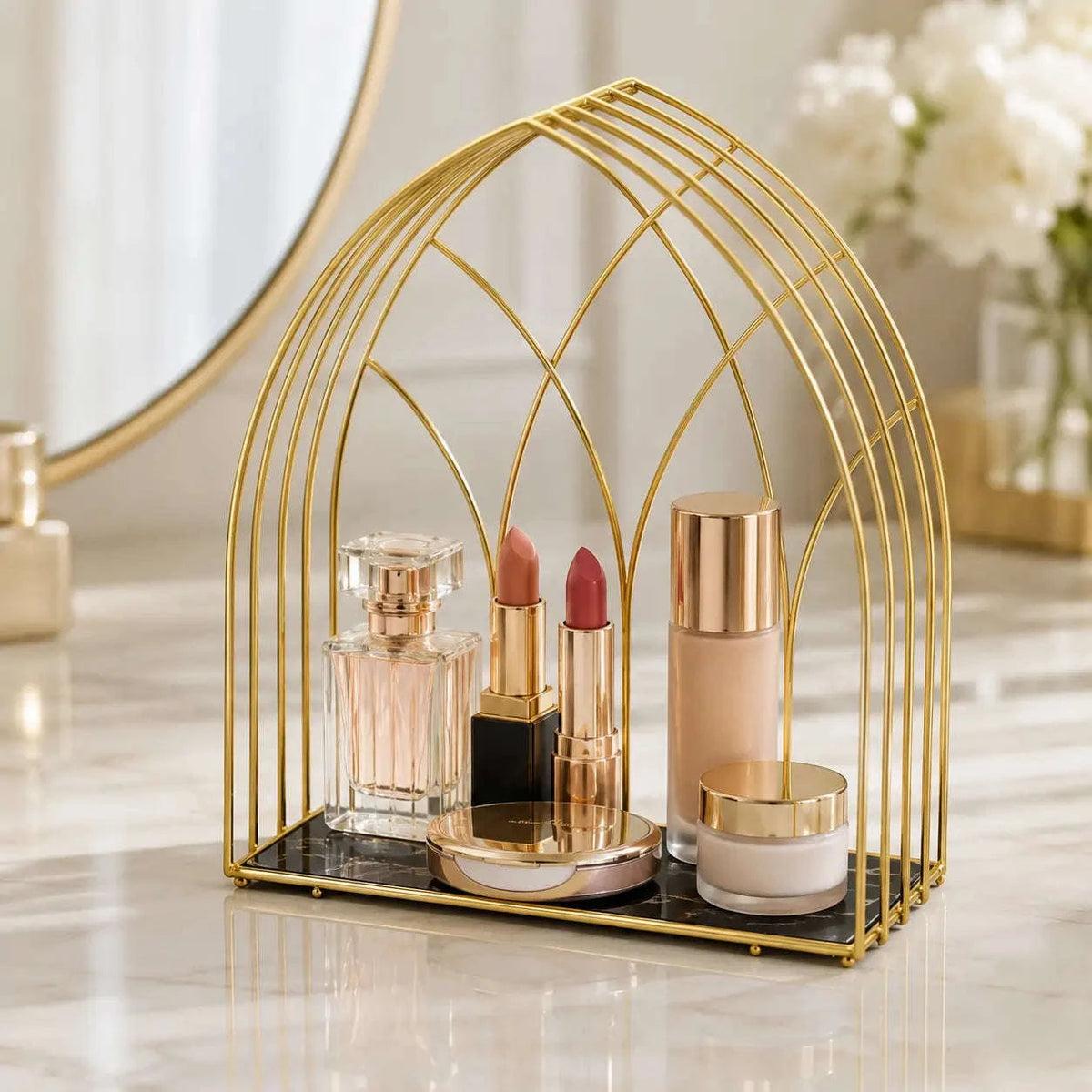 Makeup and Beauty Essentials Storage Rack (4)