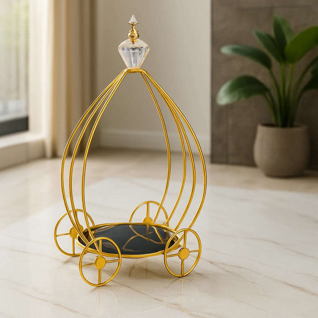 Metal Basket Tray -Elegant Home Decor & Perfect Gifting Solution (1)