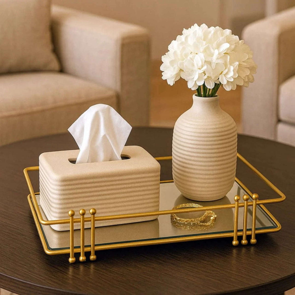 Elegant-Vanity-Tray-with-Lipstick-Perfume-4