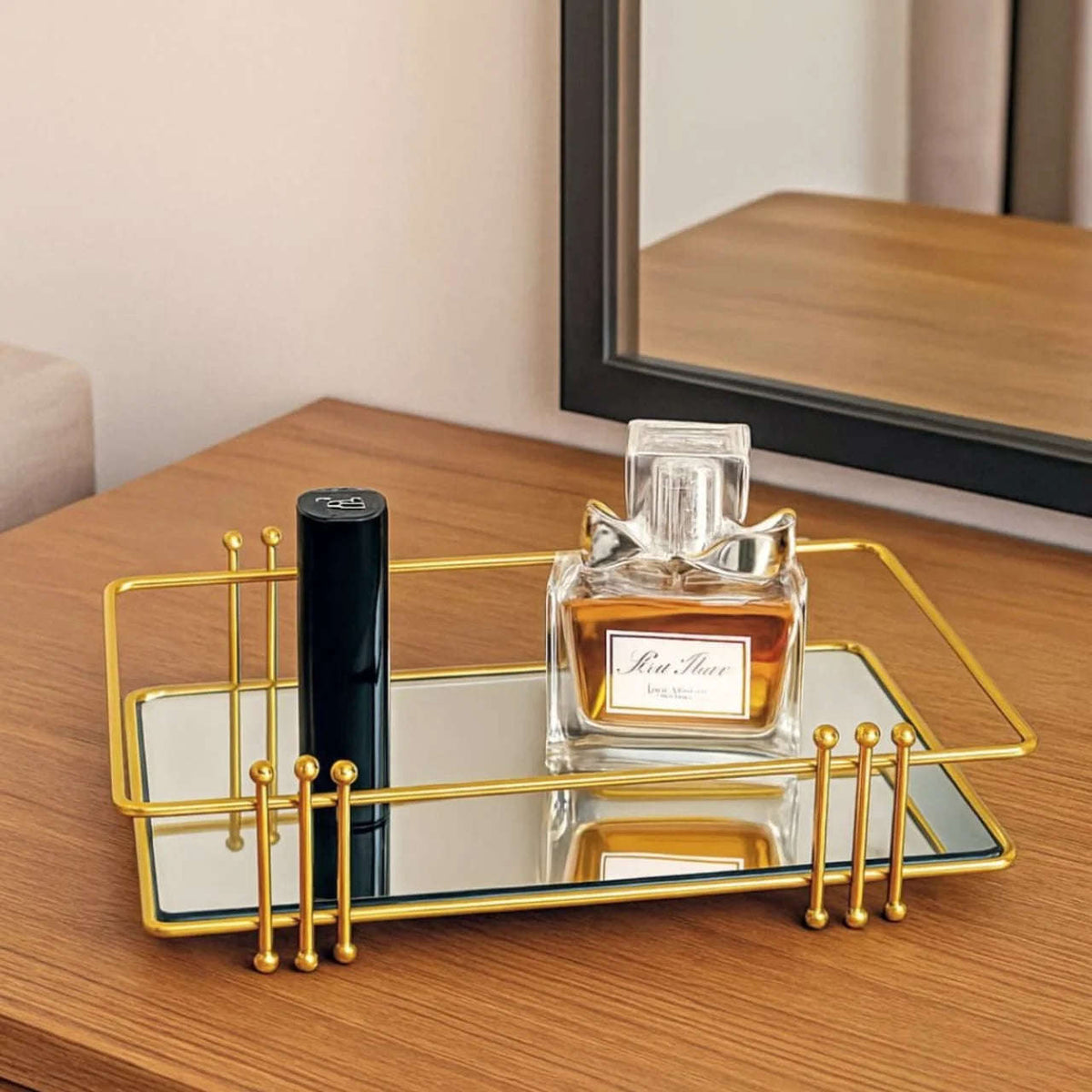 Elegant-Vanity-Tray-with-Lipstick-Perfume-5