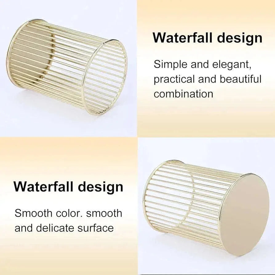 Makeup Brush & Pen Organizer – Modern Metal Cosmetic Storage (2)