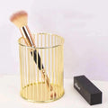 Makeup Brush & Pen Organizer – Modern Metal Cosmetic Storage