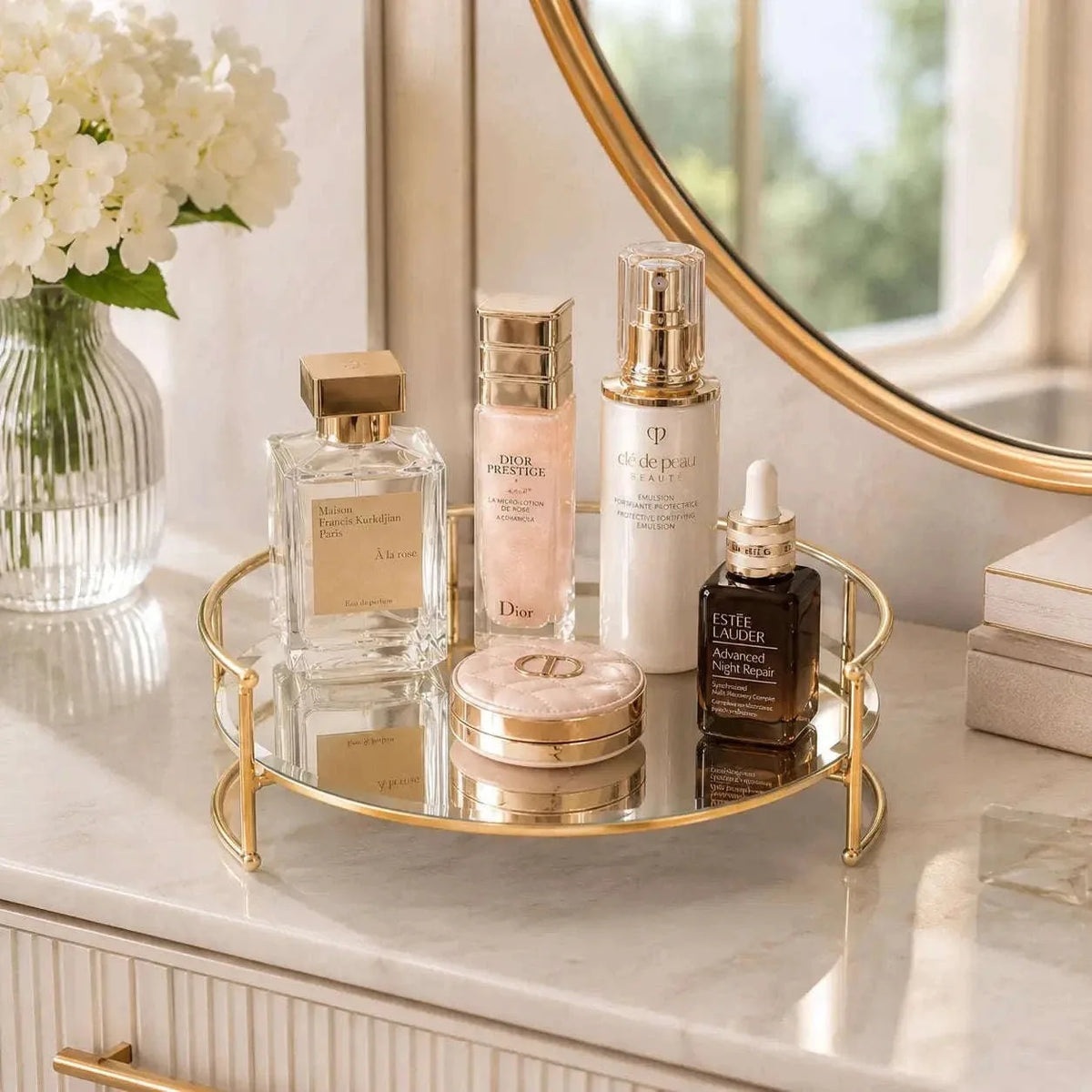 Multipurpose Beauty Organizer Tray for makeup and cosmetic storage