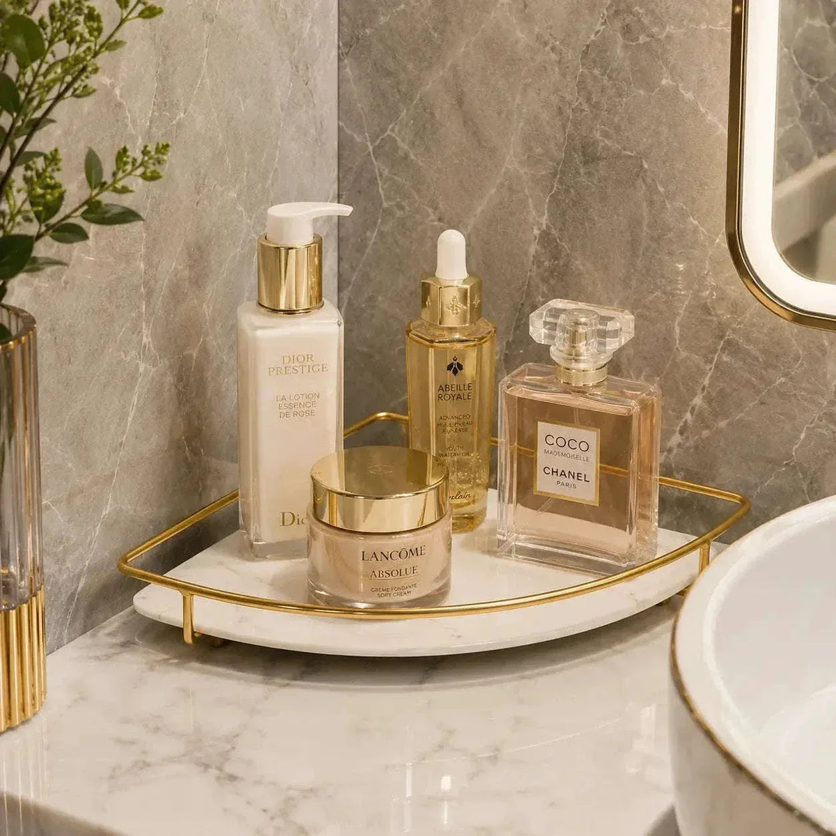 Bathroom corner storage rack for shampoo soap skincare and bathroom essentials