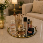 Modern Mirror Cosmetic Organizer Tray