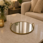 Modern Mirror Cosmetic Organizer Tray