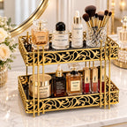 Stylish Metal Makeup Organizer Stand