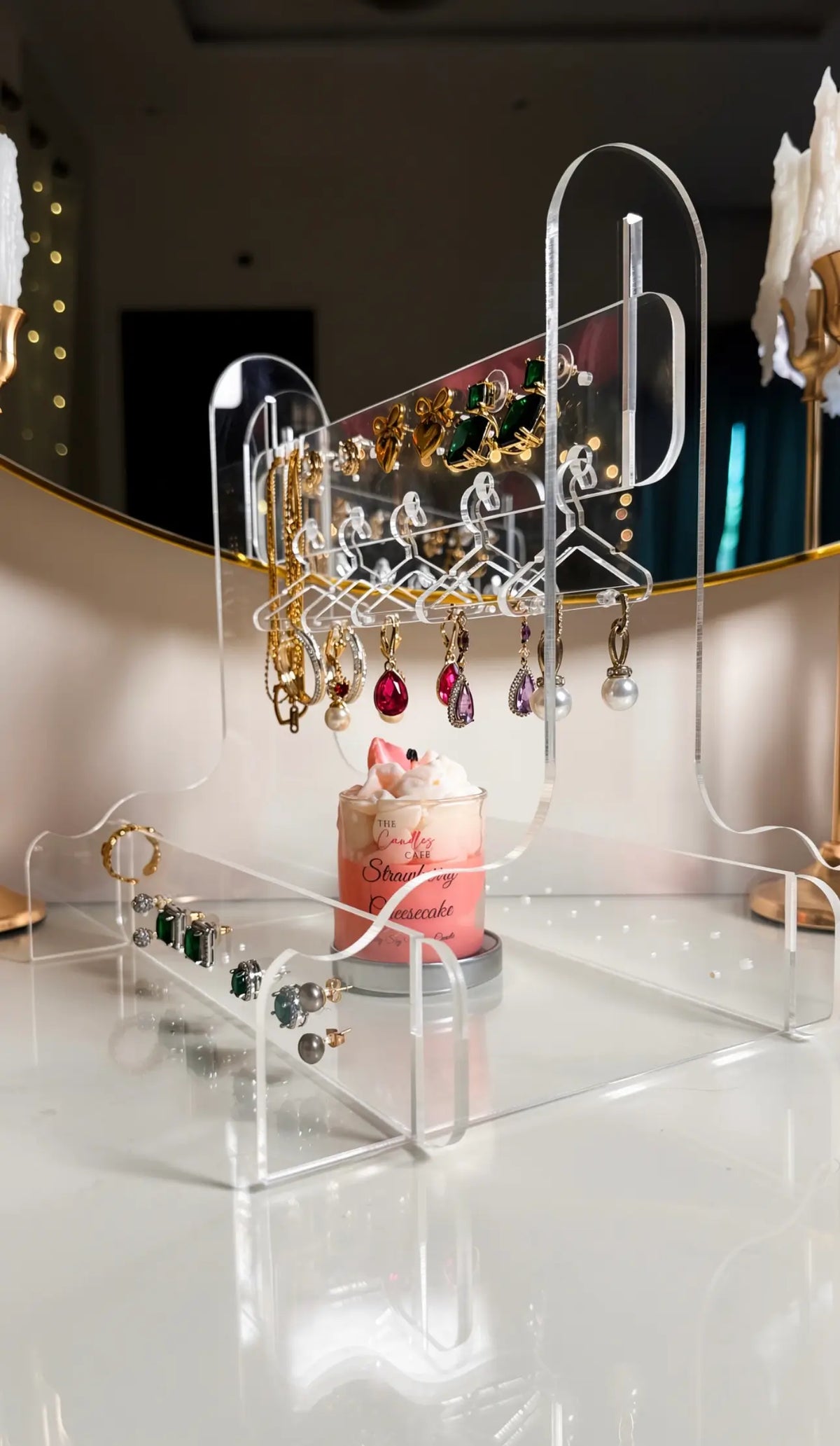 Acrylic Earring and Jewelry Stand