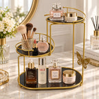 Elegant Butterfly Metal Makeup Organizer