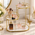 Elegant Butterfly Metal Makeup Organizer