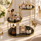 Elegant Butterfly Metal Makeup Organizer
