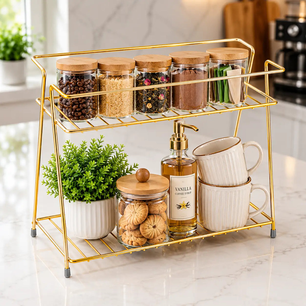 Stylish Kitchen Storage Rack