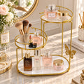 Elegant Butterfly Metal Makeup Organizer