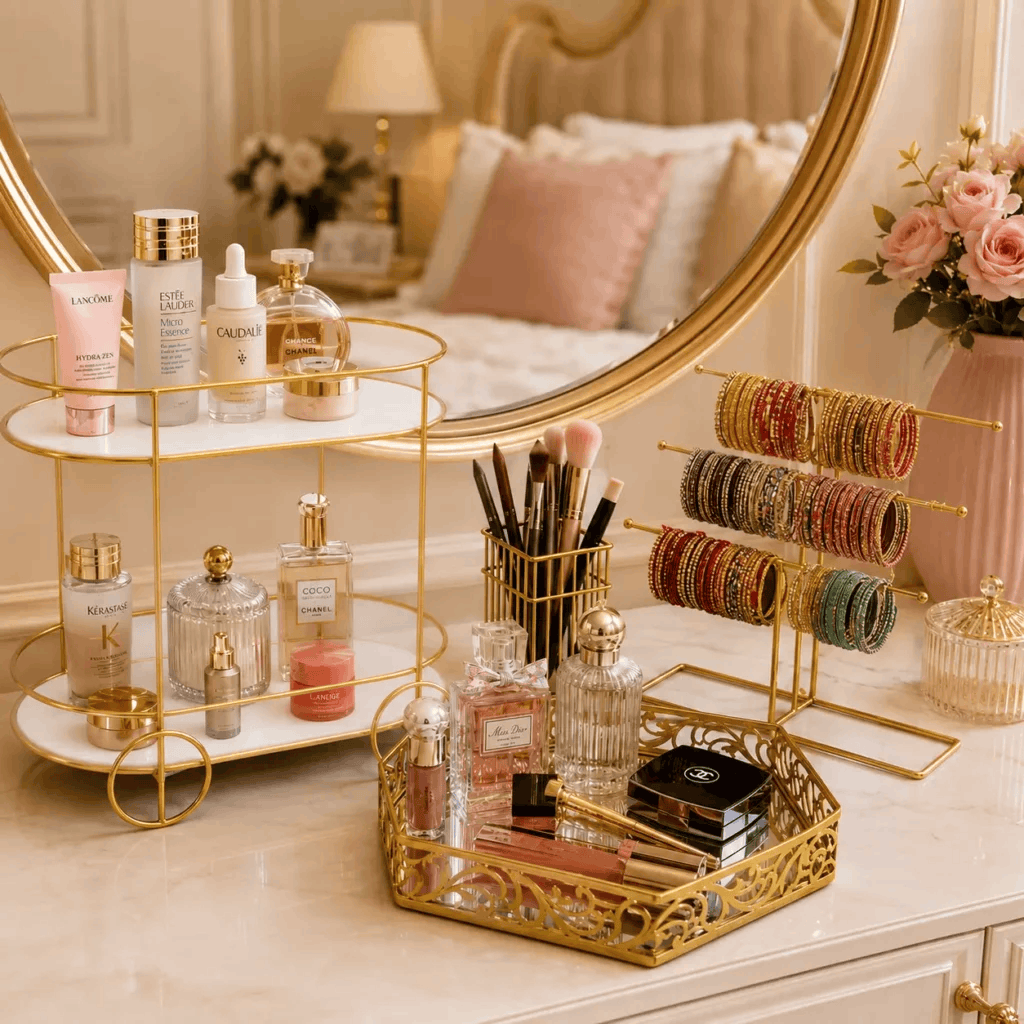 Deal No. 4 | Premium Makeup & Vanity Organizer Collection Wahaj Decor